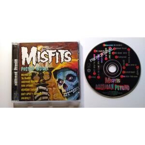 Misfits American Psycho Promo Edition CD 1997 Punk Rock Horror Poster Inside